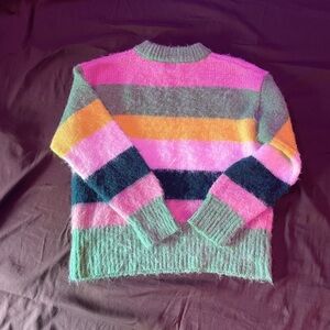 A NEW DAY KNIT MULTI COLOR SWEATER